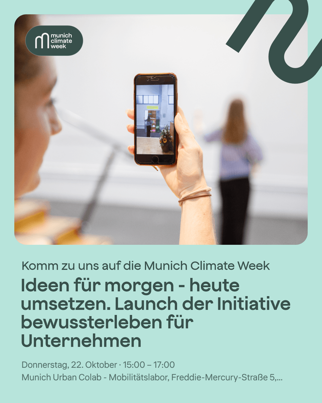 Ideen für morgen - heute umsetzen. Launch der Initiative bewussterleben für Unternehmen