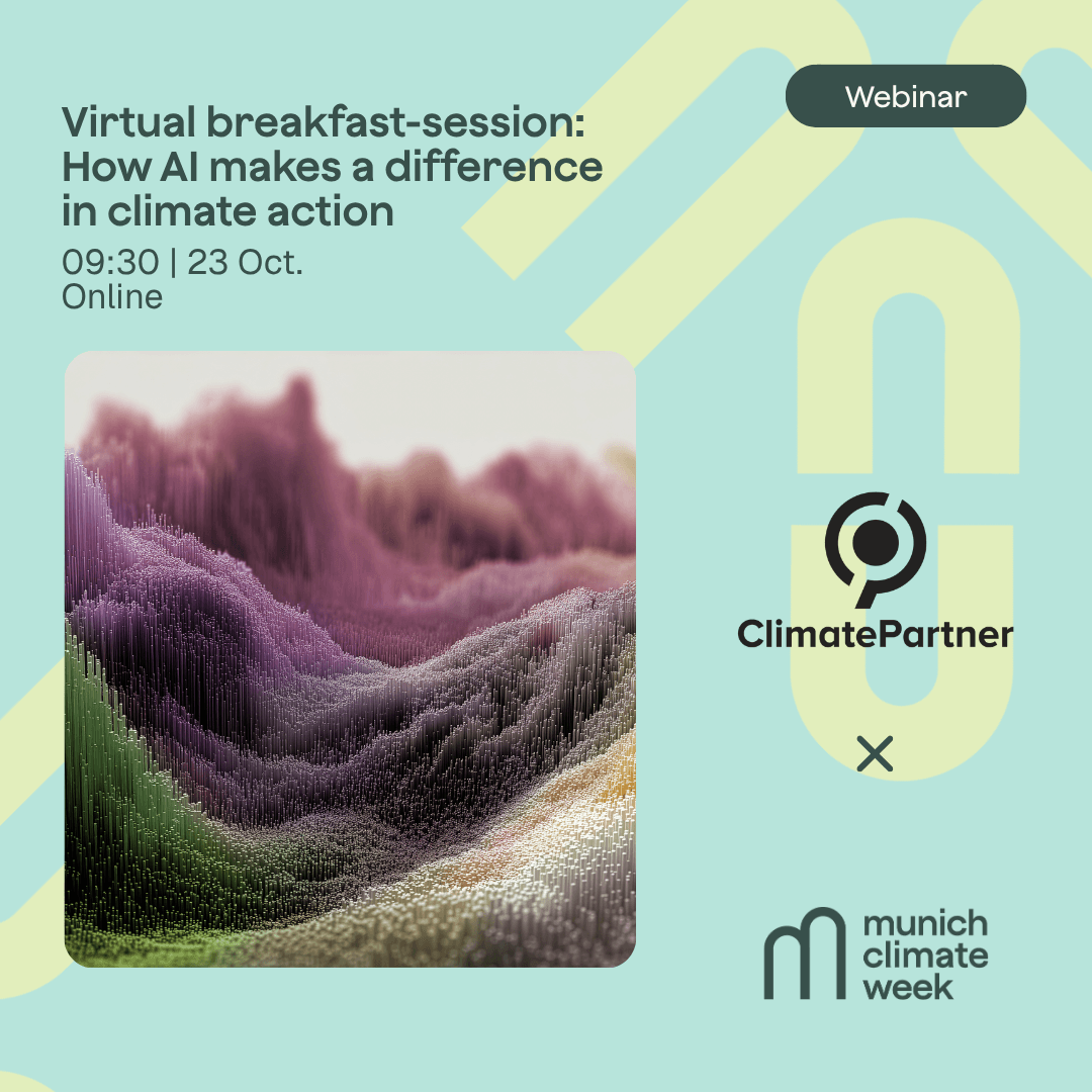 Virtual breakfast-session: How AI makes a difference in climate action