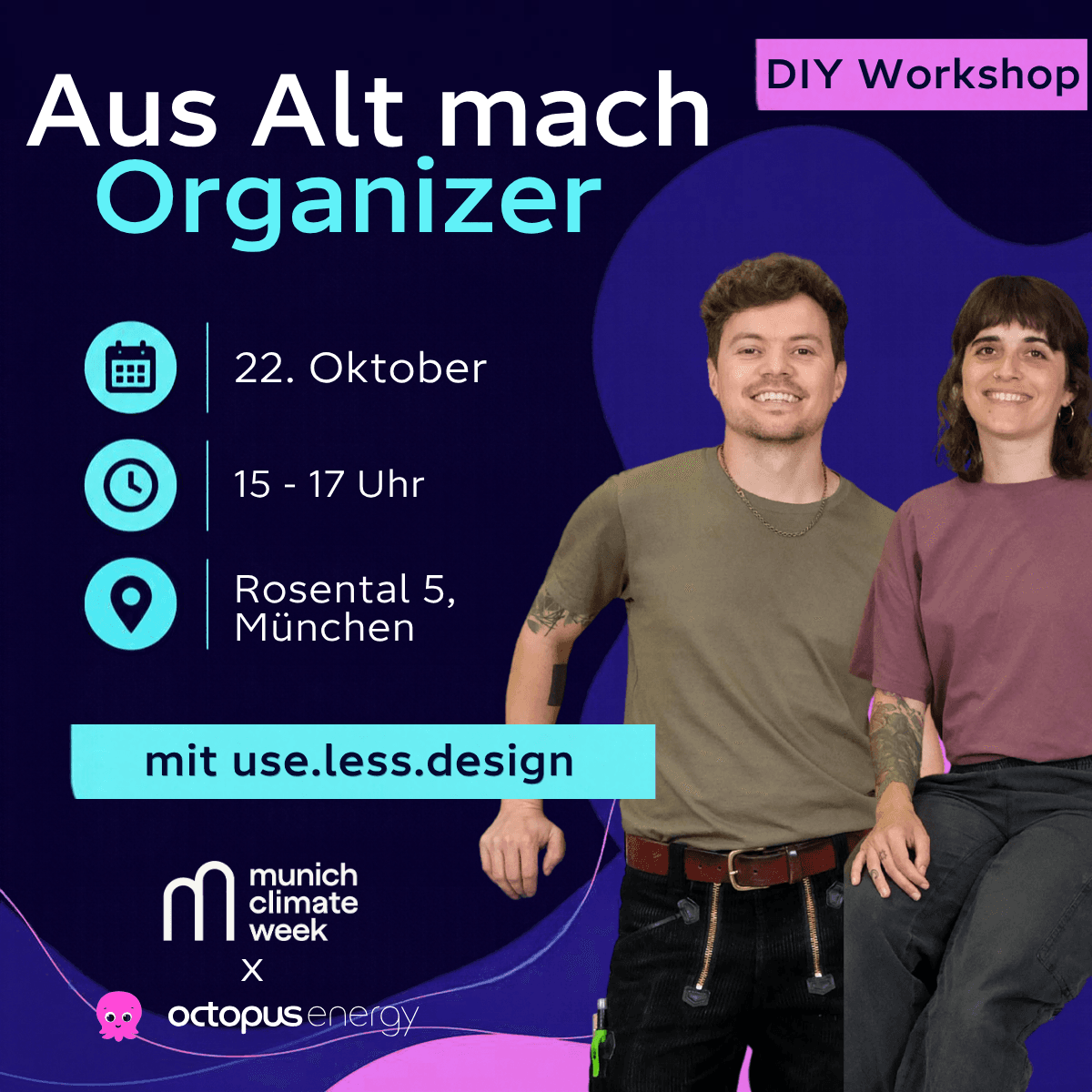 Aus Alt mach Organizer: DIY Workshop mit use.less.design