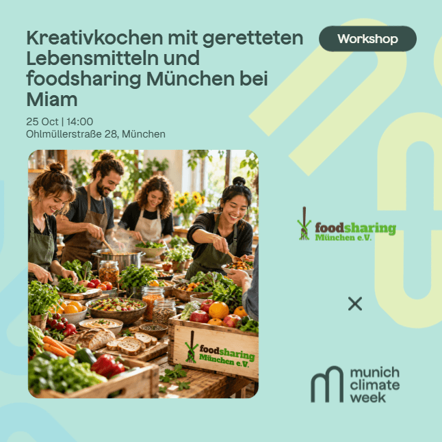 Kreativkochen mit geretteten Lebensmitteln