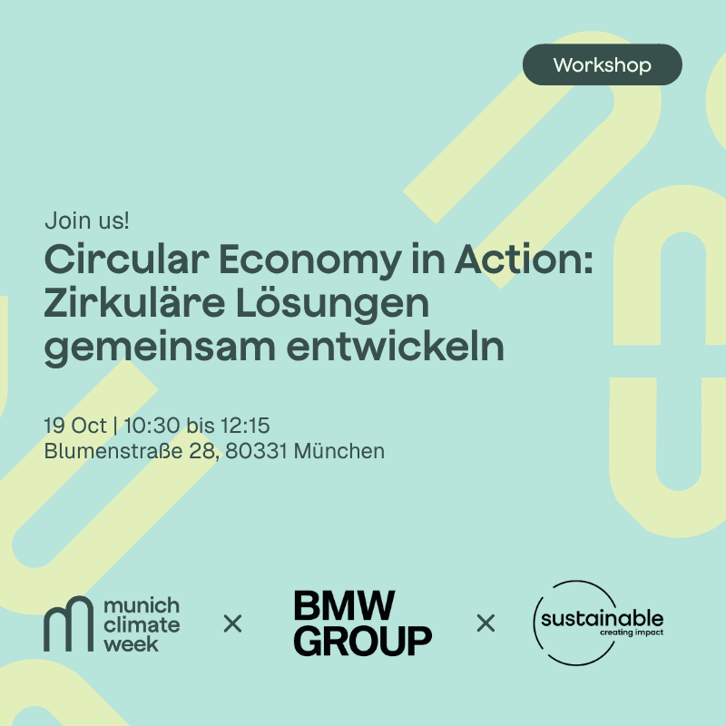 Circular Economy in Action: Zirkuläre Lösungen gemeinsam entwickeln
