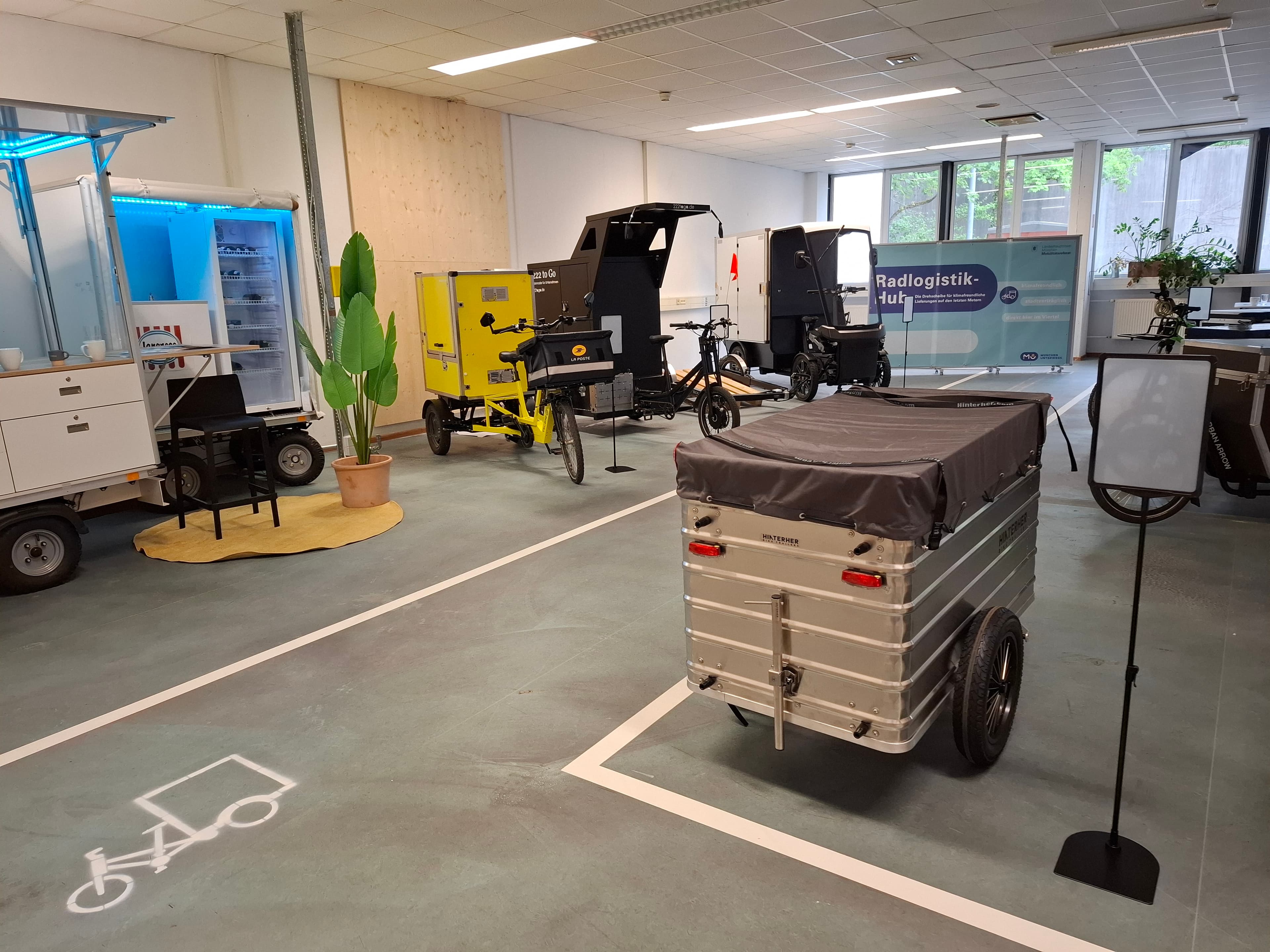 Radlogistik in München - EU-Projekt metaCCAZE: Besichtigung von Deutschlands größtem Radlogistik-Hub