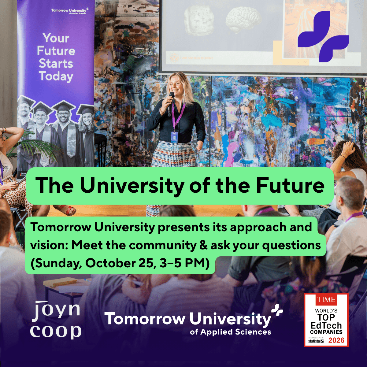 What does the University Of The Future Look Like? Tomorrow University presents its approach & vision ✨