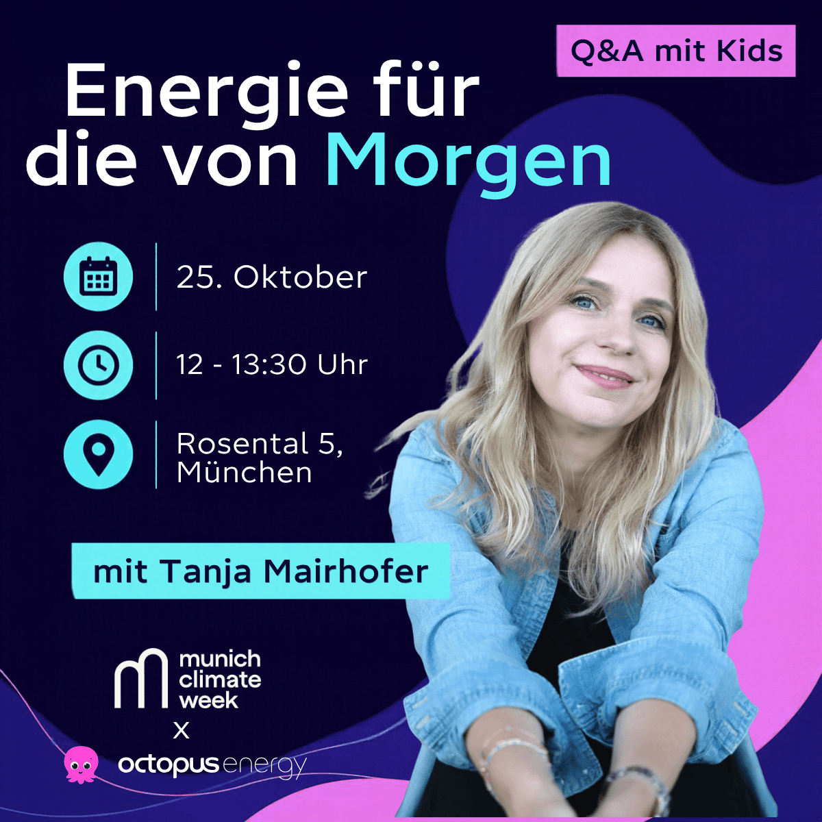 Energie für die von Morgen – Ein Zukunftsgespräch mit Tanja Mairhofer, bei dem Kinder und Jugendliche die Fragen stellen.