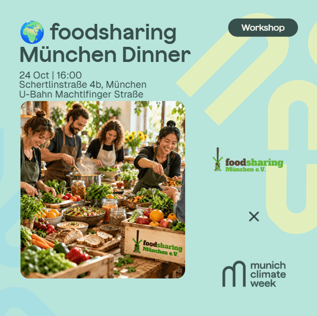 🌍 Foodsharing Dinner trifft Munich Climate Week 2026!